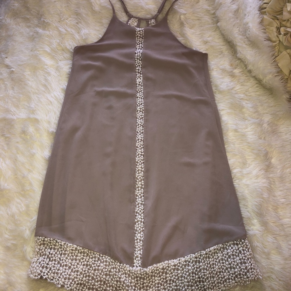 Lulu’s Taupe Dress size Small